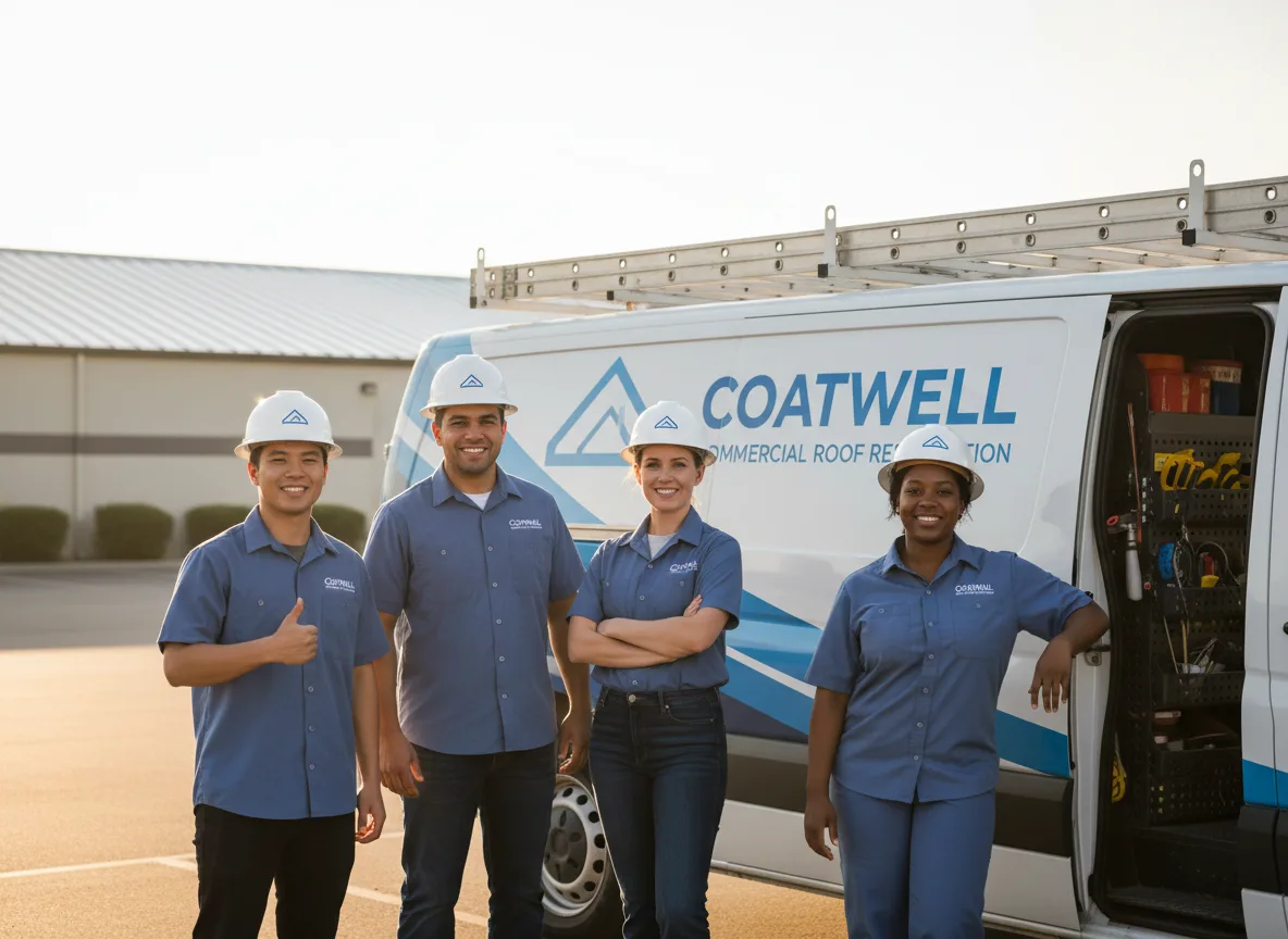 Commercial roof coating company in Mountain, WI
